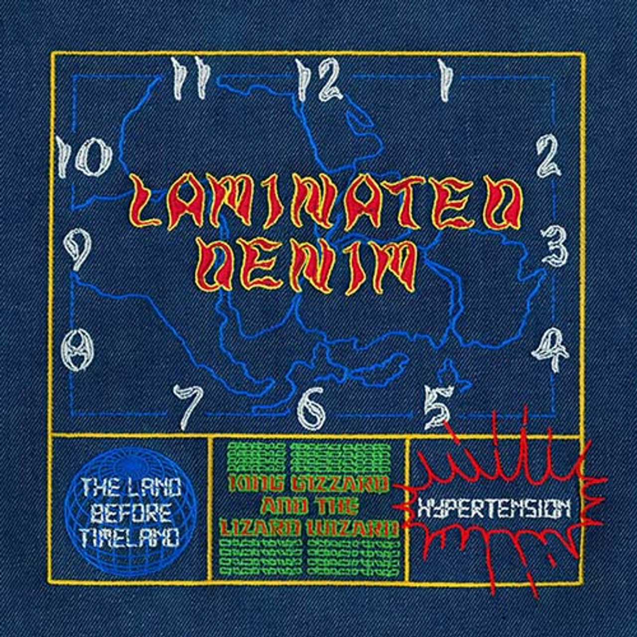 King Gizzard and the Lizard Wizard- Laminated Denim (Lucky Rainbow Edition) (DAMAGED) { VINYL LP }