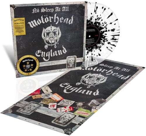 Motorhead- No Sleep At All (Clear w/ Black & White Splatter Vinyl) { VINYL LP }