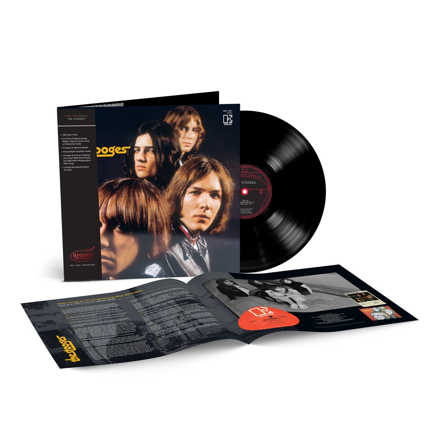 The Stooges- The Stooges (Elektra 75) (Hi-Fi) { VINYL LP }