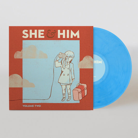 She & Him- Volume Two - Sky Blue (Blue) [Colored Vinyl] { VINYL LP }