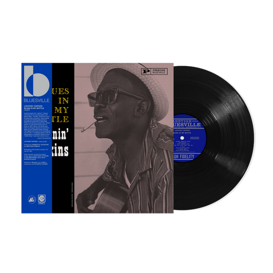 Lightnin' Hopkins- Blues In My Bottle (Bluesville Acoustic Sounds Series) [180g Black Vinyl - paper wrapped jacket] { VINYL LP }