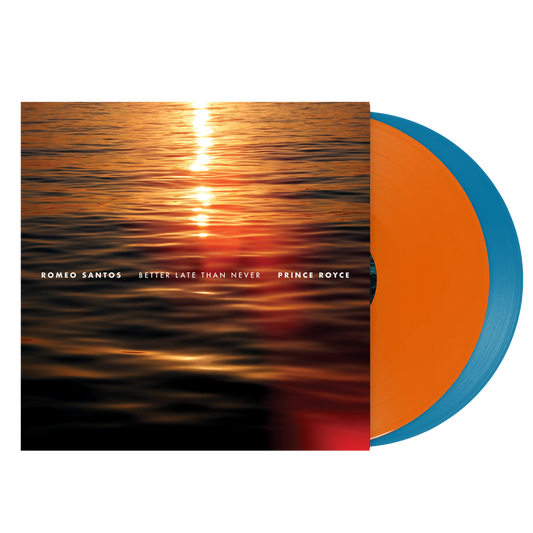 Romeo Santos & Prince Royce- Better Late Than Never [Tangerine and Aqua Vinyl] { VINYL LP }
