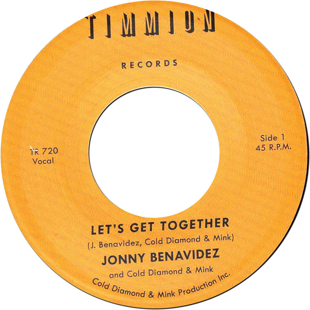 Jonny Benavidez  & Cold Diamond & Mink- Let's Get Together { VINYL LP }