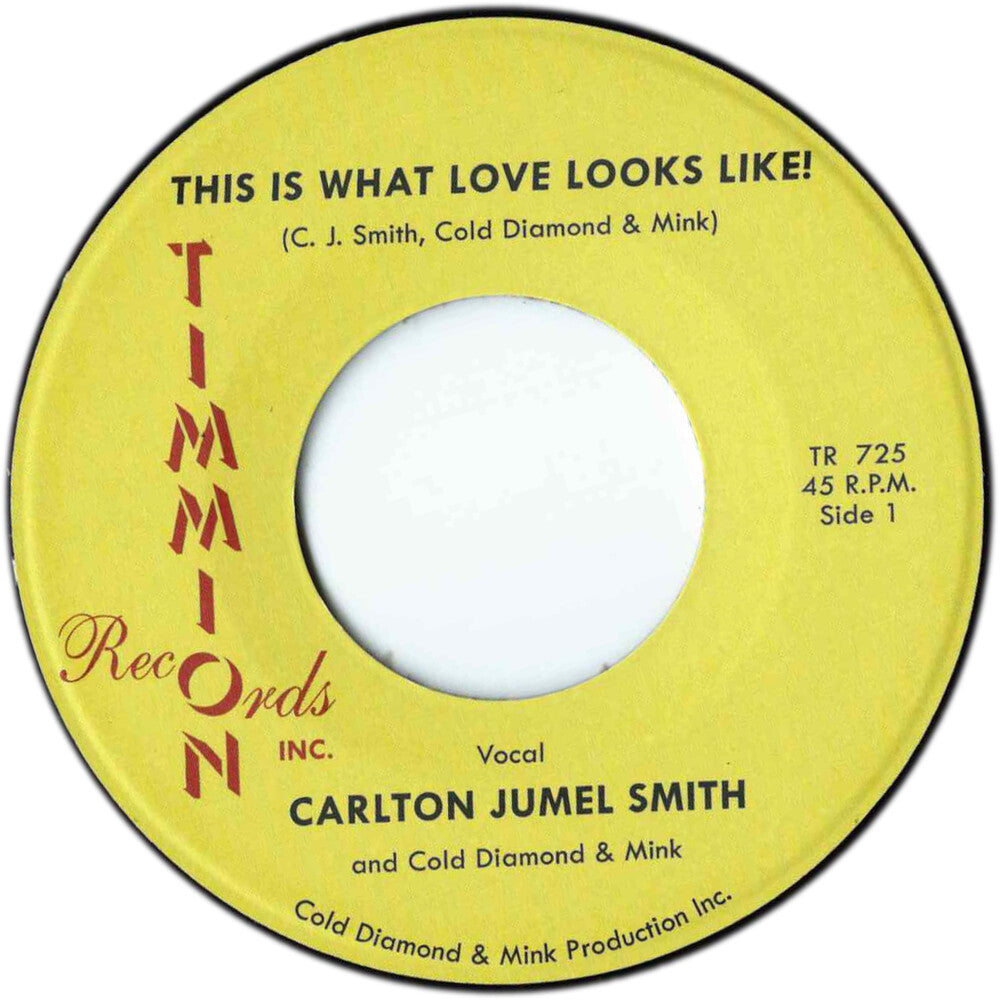 Carlton Smith  Jumel / Cold Diamond & Mink- This Is What Love Looks Like { VINYL LP }
