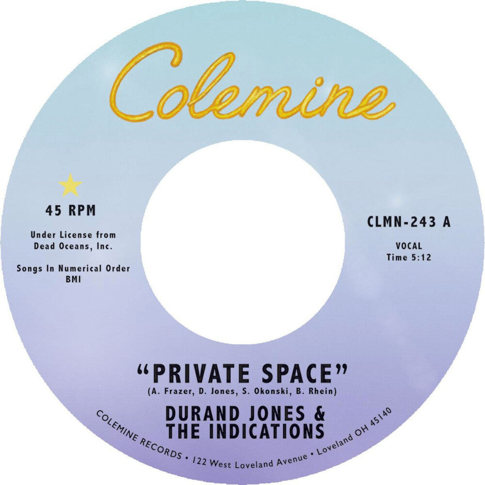 Durand Jones  & The Indications- Private Space / Sea Of Love { VINYL LP }