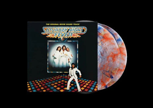 Bee Gees- Saturday Night Fever (Original Soundtrack) - Limited Red, Orange & Blue Marble Colored Vinyl (Import) { VINYL LP }