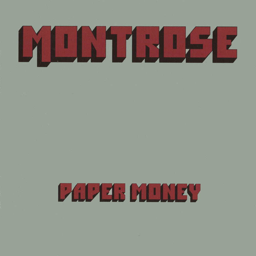 Montrose- Paper Money Featuring Sammy Hagar [Clear Vinyl] (Red) { VINYL LP }
