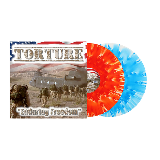 Torture- Enduring Freedom (Cloudy Red, Cloudy Blue Vinyl) (DAZE Records) { VINYL LP }