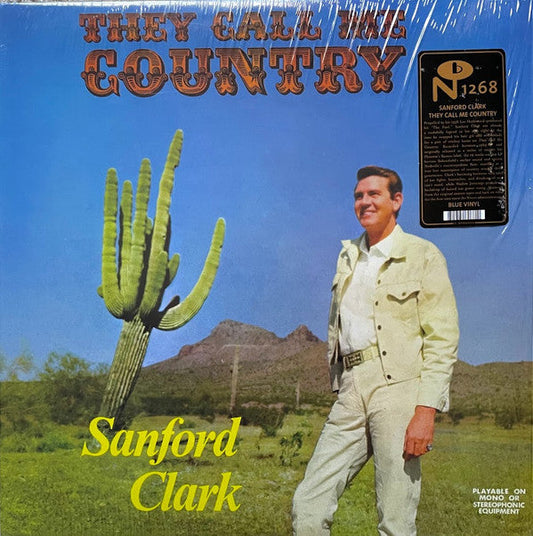 Sanford Clark- They Call Me Country - Limited Blue Colored Vinyl { VINYL LP }