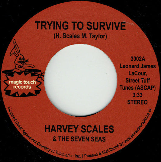 Harvey Scales & The Seven Seas- Trying To Survive { VINYL LP }