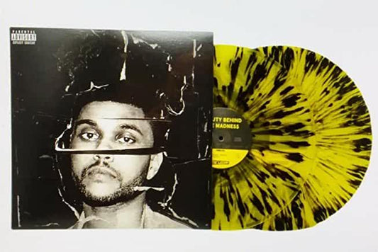 The Weeknd- Beauty Behind The Madness (Yellow w/ Black Splatter Vinyl) { VINYL LP }