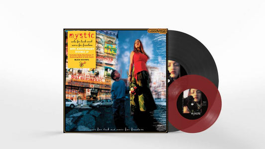 Mystic- Cuts For Luck And Scars For Freedom (RSD Essential Indie Colorway Black Ice 2LP + Ruby Red 7in) { VINYL LP }