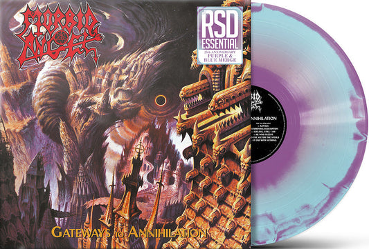 Morbid Angel- Gateways To Annihilation (Purple Blue Merge Vinyl) (RSD Essential) (DAMAGED) { VINYL LP }