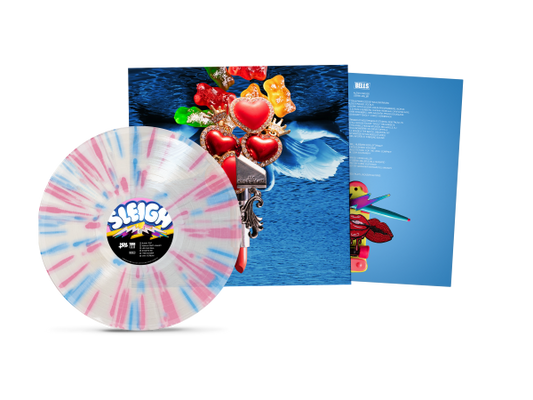 Sleigh Bells- Bunky Becky Birthday Boy (Clear with Pink & Blue Splatter Vinyl) { VINYL LP }